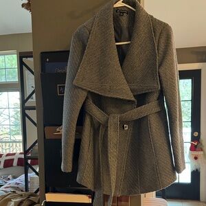 INC International Concepts Gray Trench Coat